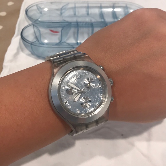 Silver Swatch Watch - Picture 8 of 8